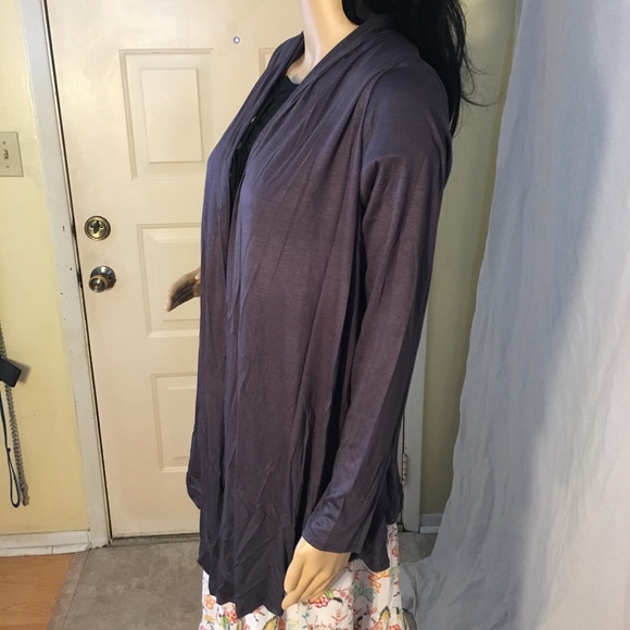 NIB 2pack Isaac Liev flyaway cardigans blue/gray M - Picture 4 of 5